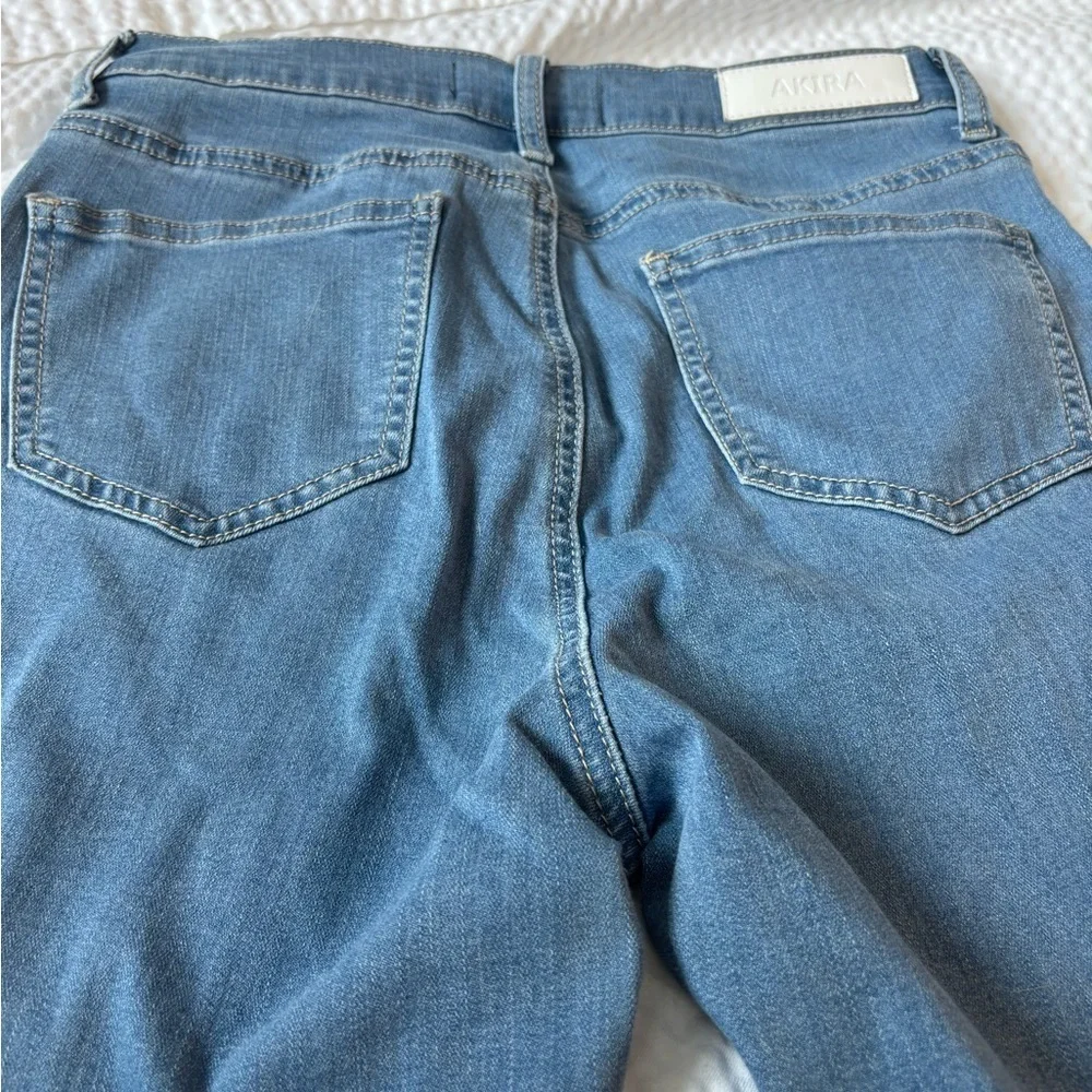 Akira Women's Blue Denim Jeans